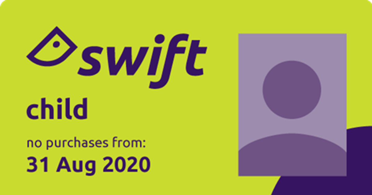 Swift child photocard | Transport for West Midlands